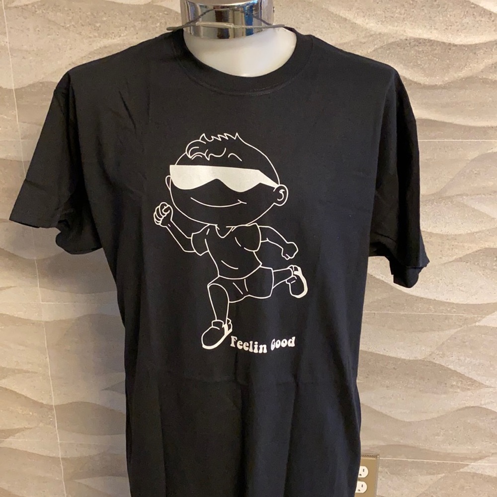 Feeling good runner graphic tshirt